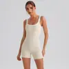 Mono de Yoga para Mujer Alta Elasticidad Ajustado Mono de Fitness Traje de Una Pieza Deportivo para Correr Entrenamiento