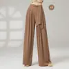Pantalones de Danza Moderna Ropa de Baile Danza China Verano Pantalones de Pierna Ancha Estilo Nuevo Elegante Ropa Básica de Entrenamiento Ropa de Práctica de Danza Clásica