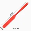 Espátula Larga Integrada de Silicona al por Mayor en Stock del Fabricante Espátula para Mezclar Mantequilla de Pastel Herramienta para Hornear Raspador de Silicona
