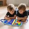 Placa de Aprendizagem de Feltro Infantil Transfronteiriça DIY Brinquedos de Educação Infantil Conjunto de Quebra-Cabeça Educativo Prática Placa Ocupada Atacado
