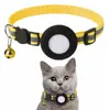 Modelo Nuevo Transfronterizo Adecuado para Apple Airtag Collar Reflectante para Gato con Localizador de Campana Collar Reflectante de Posicionamiento para Mascotas