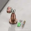 Aço inoxidável sucção magnética forte para porta espessada resistência à porta porta interna anti-colisão batente de porta parede do quarto porta toque mudo anti-colisão