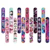 Kpop Chica Cazadora de Demonios Grupo Femenino Anillo a Presión Pulsera de PVC Snap Pulsera Divertida para la Muñeca