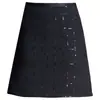 Elegante y con estilo falda corta para mujer inspirada en Chanel, nuevo modelo otoño 2026, de cintura alta, adelgazante, a la moda, versátil, línea A, moderna