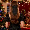 Nuevo Clip de Resorte Pinza para el Pelo con Lazo de Lunares Dulces Elegante para la Parte Trasera de la Cabeza Estilo Retro Versátil Accesorios para el Cabello Venta al por Mayor