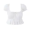 6841-Top Strapless Adelgazante Sexy Estilo Europeo y Americano para Mujer 2026 Primavera Verano Nuevo Moda Chica Caliente Top de Vendaje