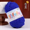 Hilo de hielo fino, terciopelo dorado, muñeca tejida a mano, suéter DIY, pantuflas de ganchillo, cojín, bufanda tejida, hilo suave