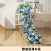 Cascada de Flores de Simulación Flores de Mesa Flores de Cumpleaños Cascada Ceremonia de Boda Decoración de Boda Habitación de Boda Escena de Flores Artificiales Arreglo Floral Exhibición de Flores Frescas