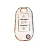 Adequado para capa de chave Dongfeng Peugeot carro 308 301 masculino 408 feminino 308s concha 3008 fivela 2008 logo 508 capa