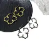 Pendientes de Metal Hueco con Forma de Flor, Minimalistas, Versátiles, de Moda, Exquisitos, Estilo Ins Cool, de Gama Alta, de Nicho, Tendencia