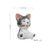 Resina Queijo Gato doce gato privado bonsai suculento decoração decoração do jardim micro paisagem envasado ornamento de jardinagem
