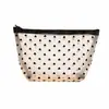 Bolsa de maquillaje portátil con forma de corazón de malla transparente transfronteriza, bolsa de aseo de viaje de gran capacidad, bolsa para lápiz labial de mujer, bolsa para retoques