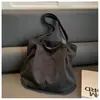 Bolsa de lona, estilo coreano, diseño casual y relajado, gran capacidad, bolso de hombro de moda para mujer, bolsa tote simple y versátil