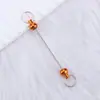 Llavero Creativo de Cuentas Hecho a Mano con Gradiente de Colores Colgante Accesorios Multicolor Opcional Bastón de Cuentas DIY Venta al por Mayor