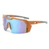 Gafas de Sol Deportivas Integradas para Ciclismo Gafas de Sol Resistentes al Viento Color Deslumbrante Recubiertas Gafas para Correr Bicicleta de Montaña U