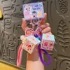 Chaveiro Pingente Cubo Mágico Kapibala Três Níveis Brinquedo Educacional Pingente para Mochila Escolar Boneco Anti-estresse