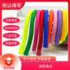 Cordão de poliéster colorido com cordão de silicone para moletons esportivos, em pequenos lotes personalizados, cordão de cintura em borracha macia de PVC de cor única ou duas cores