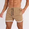 Shorts masculinos de secagem rápida para cross-border, calças retas de malha, shorts esportivos de praia para fitness, uma geração de homens