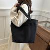 Bolsa de Tela Personalizada Estilo Perezoso 2026 Nueva Bolso de Mano de Gran Capacidad Bolso de Hombro Moderno Ligero Estilo Retro Minimalista