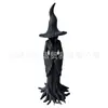 Estátua de Bruxa Criativa Transfronteiriça de Halloween com Cipó de Árvore, Decoração de Cena de Festa de Halloween de Bruxa Negra Ornamento de Resina