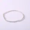 Pulseira de Contas de Vidro Explosiva Quente Pulseira Boho Tendência Tornozeleira Colorida de Miçangas de Arroz Venda por Atacado