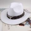 Chapéu Top Étnico Chapéu de Cowboy Ocidental Xizang Xizang Chapéu de Performance Chapéu de Lã Chapéu de Lã Retrô Centro-Europeu e Americano