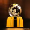 Luz Noturna de Planeta com Bola de Cristal Giratória Enfeites Criativos para Mesa Artesanato Feng Shui Presentes para Professores Novos Produtos Transfronteiriços