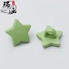 Botão de Tinta Colorida Estrela de Cinco Pontas Botão para Suéter Infantil Camisa 15mm Estrela de Desenho Animado Botão Decorativo DIY