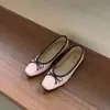 Primer Encuentro Temporada Zapatos de Ballet Planos de Terciopelo con Lazo Zapatos de Noche para Mujer Zapatos de Otoño 2026 Versátiles Suela Suave Zapatos para el Trabajo