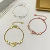 Pulsera de Corazón de Diamante de Moda Coreana Transfronteriza para Mujer Amor Simple Te Amo Pulsera de Alta Gama para Mujer Joyería para la Mano