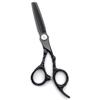 Tijeras de Peluquería de 6 pulgadas al por mayor para Estilistas Tijeras de Peluquería Tijeras Planas Tijeras de Entresacar Set Dorado Corte de Alta Precisión
