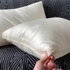 Qing Shuo Xuan Textiles para el Hogar Grado A para Mamás y Bebés Algodón de Alta Gama Fibra de Soja Núcleo de Almohada 48*74cm Almohada Individual y Doble para el Cabello