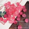 Nuevo Pétalo Glaseado Rosa Hecho a Mano diy Antiguo Accesorios para el Cabello Pulsera Collar Horquilla Material para Hacer Abalorios