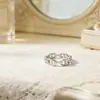 Anillo de Cadena Ovalado Hueco Estilo Punk Retro Vintage Coreano con un Ambiente Único, Joyería al por Mayor