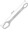 Llave universal ajustable autoajustable de doble cabeza llave de anillo multifunción 8-22 mm suministro de fábrica