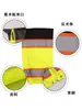 Calças Leggings de Segurança Refletivas, Malha em Formato de Pêssego, Respiráveis, Tiras Refletivas de Fibra Química de Alto Brilho, Uniformes para Canteiro de Obras, Resistentes à Sujeira e ao Desgaste