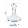Criativo com boca chanfrada Decanter Cristal Vidro Decanter Vinho Decanter Garrafa Vinho Fermentado Garrafa Vinho Dispencer