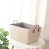 Cesta Grande para Ropa de Casa, Juguetes, Snacks, Artículos Varios Caja de Almacenamiento Cesta de Lavandería Simple Japonesa Cesta para Artículos Varios Cesta de Almacenamiento