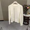 Suéter de Punto Suave Versátil Casual para Mujer Cuello Redondo Color Sólido Básico Capa Base Mujer 26 Otoño/Invierno 489923
