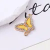 Venta caliente de Amazon estilo ins aleación gota de aceite mariposa colgante de joyería colgante para pulsera DIY collar de cuentas colgante al por mayor