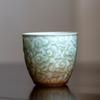 Taza Xiangyun de alta calidad, color degradado de celadón, taza maestra pura, taza de té en relieve hecha a mano para el hogar, taza de degustación de té, juego de té de kung fu