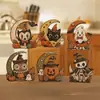 Venta Caliente Transfronteriza Producto Nuevo Halloween Calabaza de Madera Fantasma Gato Búho Decoración Chimenea Repisa Regalo de Halloween de Madera