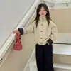 Abrigo de invierno acolchado de algodón para niñas 2026 nuevo elegante y cálido chaqueta de algodón para niños ropa de abrigo de invierno