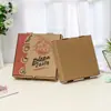 Ventas Directas de Fábrica Cajas para Pizza 7 8 9 10 12 pulgadas al por Mayor Desechables Comerciales para Llevar Cajas de Papel para Hornear