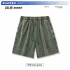 Suministro Exclusivo Transfronterizo de Shorts Vintage Lavados de 250g, Nueva Talla Europea, Estilo Americano, Corte Holgado, Versátiles, Cómodos Shorts de Cinco Puntos para Hombre