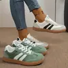 Zapatillas de Entrenamiento Alemanas de Suela Plana para Mujer Primavera y Otoño 2026 Estilo de Comercio Exterior Talla Grande Tenis Deportivos Zapatos Casuales de Moda Blancos para Mujer