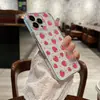 Funda popular estilo dulce de fresa en forma de corazón para iPhone 18 todo incluido, 17pro con recortes precisos, funda protectora antigolpes