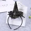 Faixa de Cabeça Chapéu de Bruxa para Halloween Adereços de Performance Festiva Festa a Fantasia Acessórios de Cabelo Fabricante Venda Quente Adereços de Cabeça Peculiares