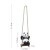Balanço Panda Fofo Figura DIY Criativa Micro Paisagem Jardinagem Boneca Boneca Pequena Enfeite de Carro Imã de Geladeira