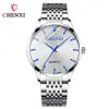 Reloj de Pulsera de Cuarzo Luminoso de Acero para Hombre Chenxi Simple de Negocios Douyin Transmisión en Vivo Fabricante Transfronterizo Venta al Por Mayor